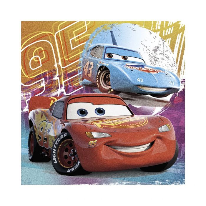 Puzzle dla dzieci Auta Cars Kumple 3 x 55 el.
