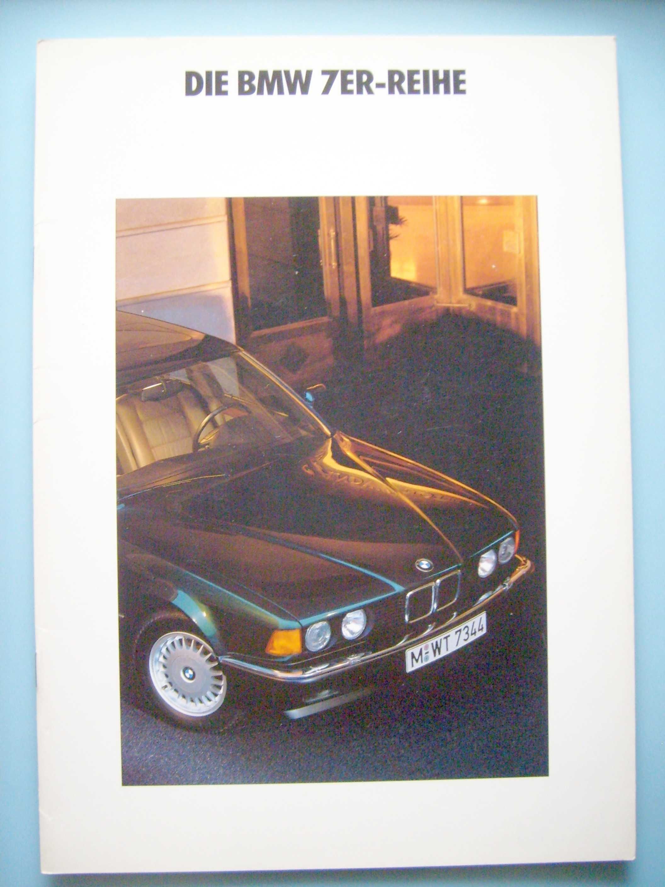 BMW seria 7 E32 - 730i 735i 735iL 1991 / prospekt 38 str. *WYPRZEDAŻ