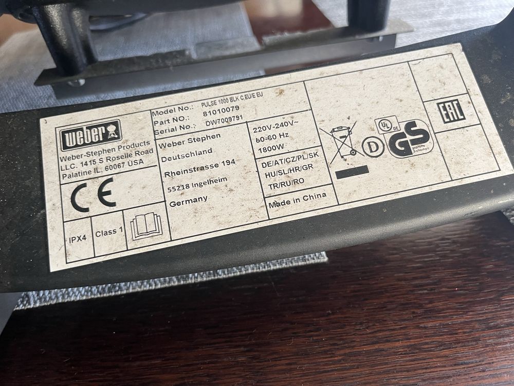 Grill Elektryczny Weber Pulse 1000