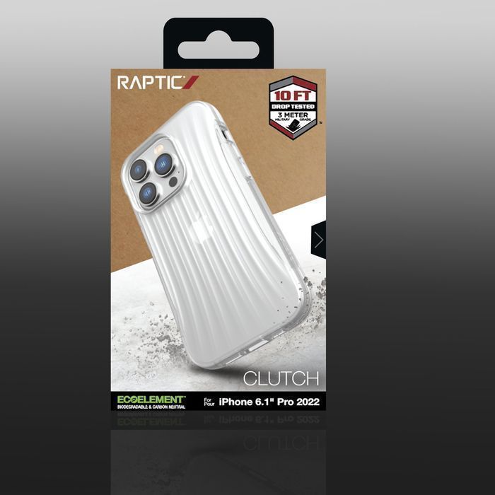 Etui Raptic X-Doria Clutch do iPhone 14 Pro, Przezroczyste, Oryginalne