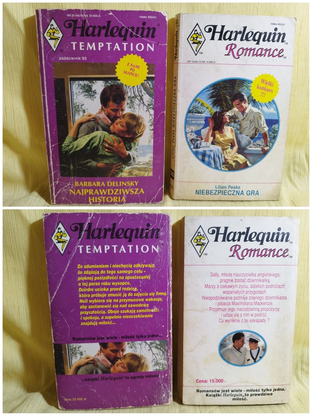 Książka "Harlequin" / Zestaw - 10 Szt