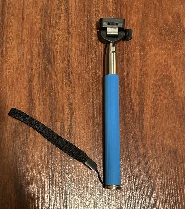 Selfie stick azul novo