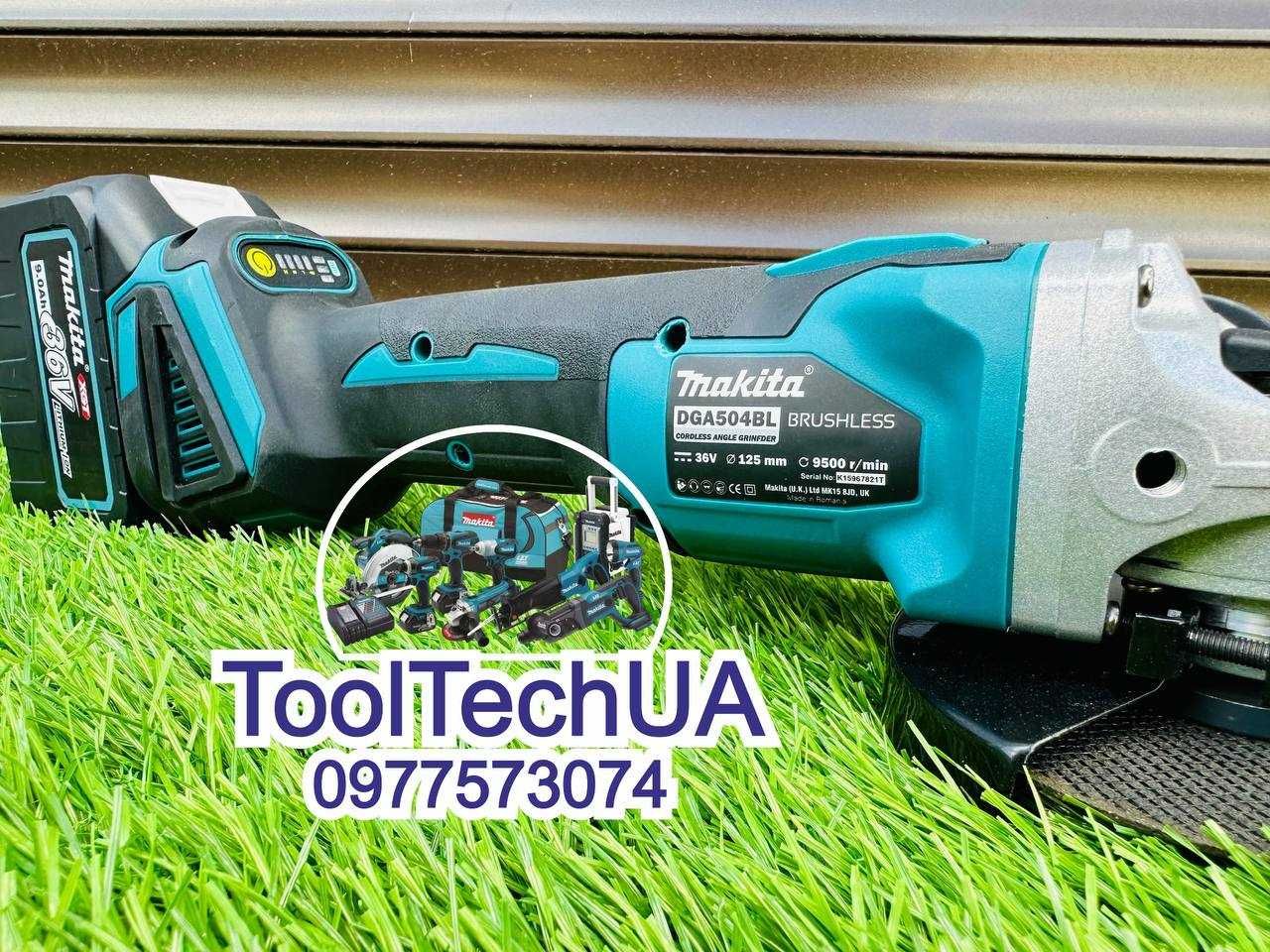 Набор на акумуляторі 2/1 Makita Гайковерт DTW850BL + Балгарка DGA504BL