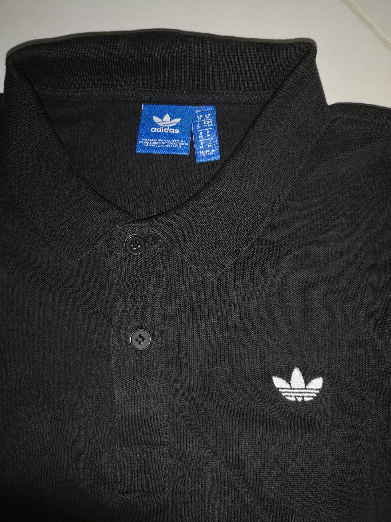 Polo preto adidas