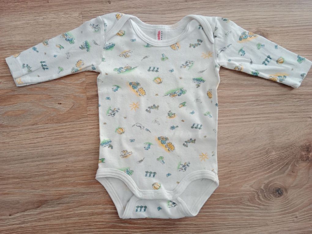 5 x Body długi rękaw Carter's, H&M rozm.62