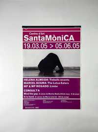Helena Almeida 2005 Santa Monica Barcelona Cartaz de exposição