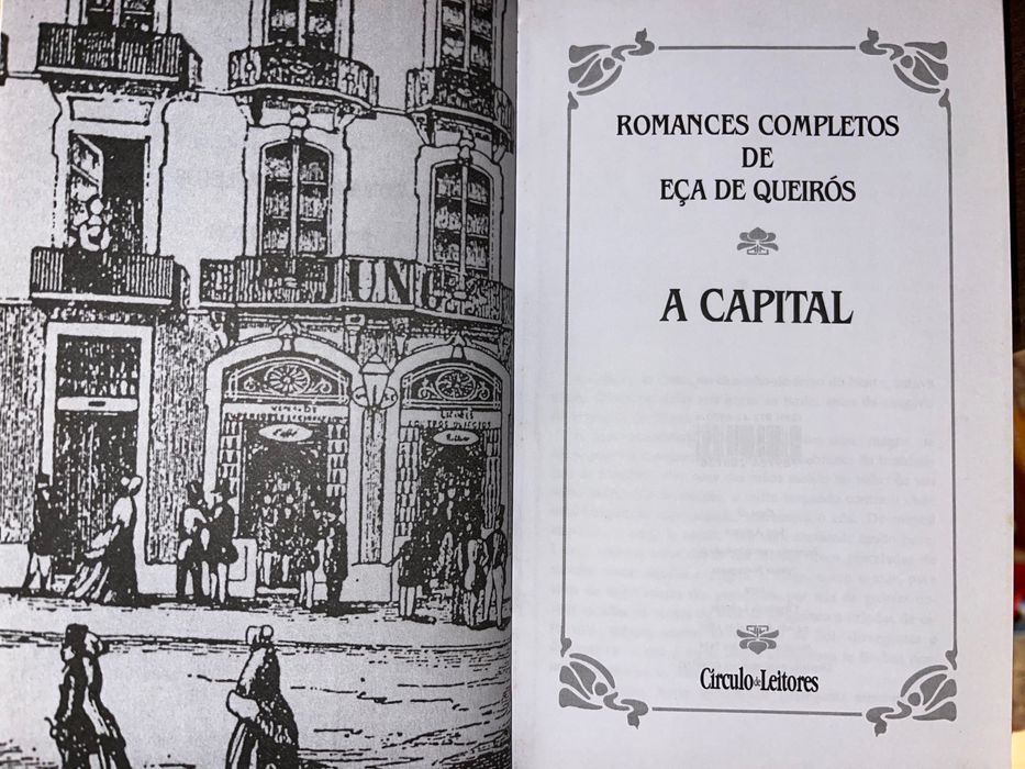 A Capital - Eça de Queiroz, edição Círculo de Leitores