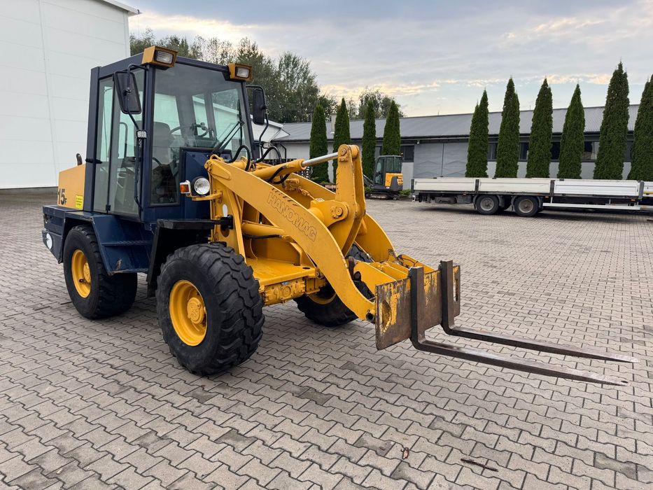 Hanomag 15F  Ładowarka przegubowa Hanomag | łyżka widły