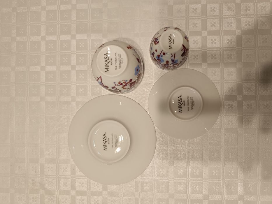 Porcelana MIKASA® - filiżanki i spodki KAORI + patera SYAL / Karolina