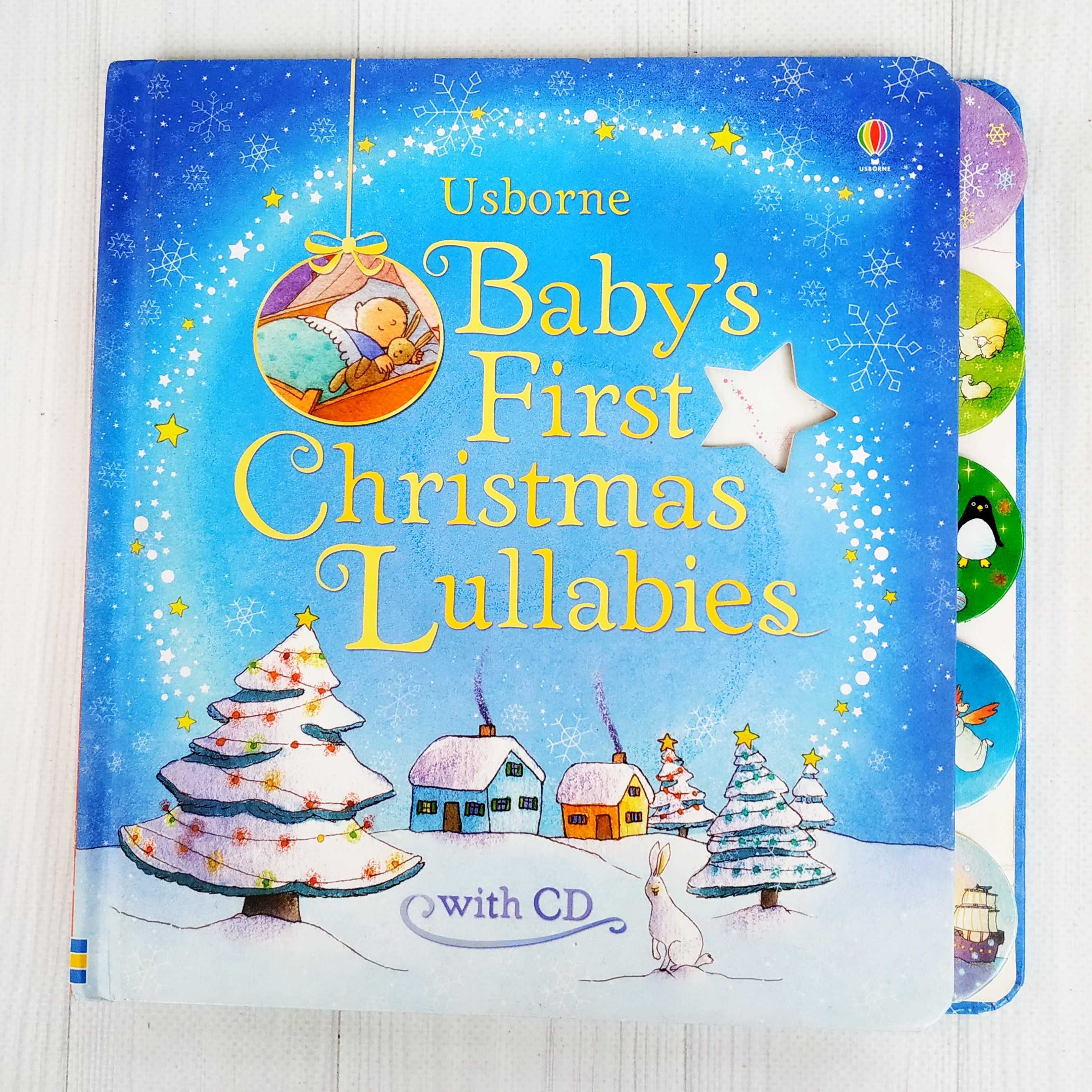 Детская книга на английском Usborne's Baby's First Christmas Lullabies