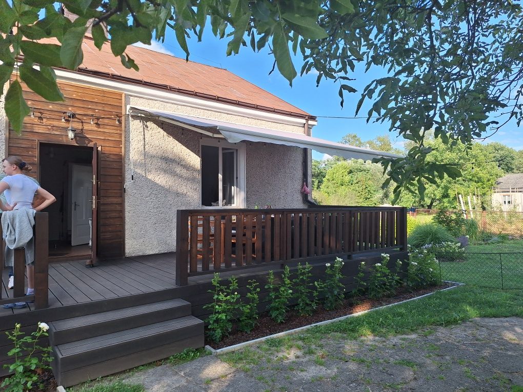 Markiza tarasowa SanSeo Plus 500x350 + pokrowiec.