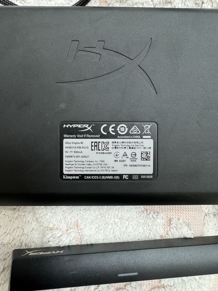 Клавиатура HyperX Alloy Origins 60