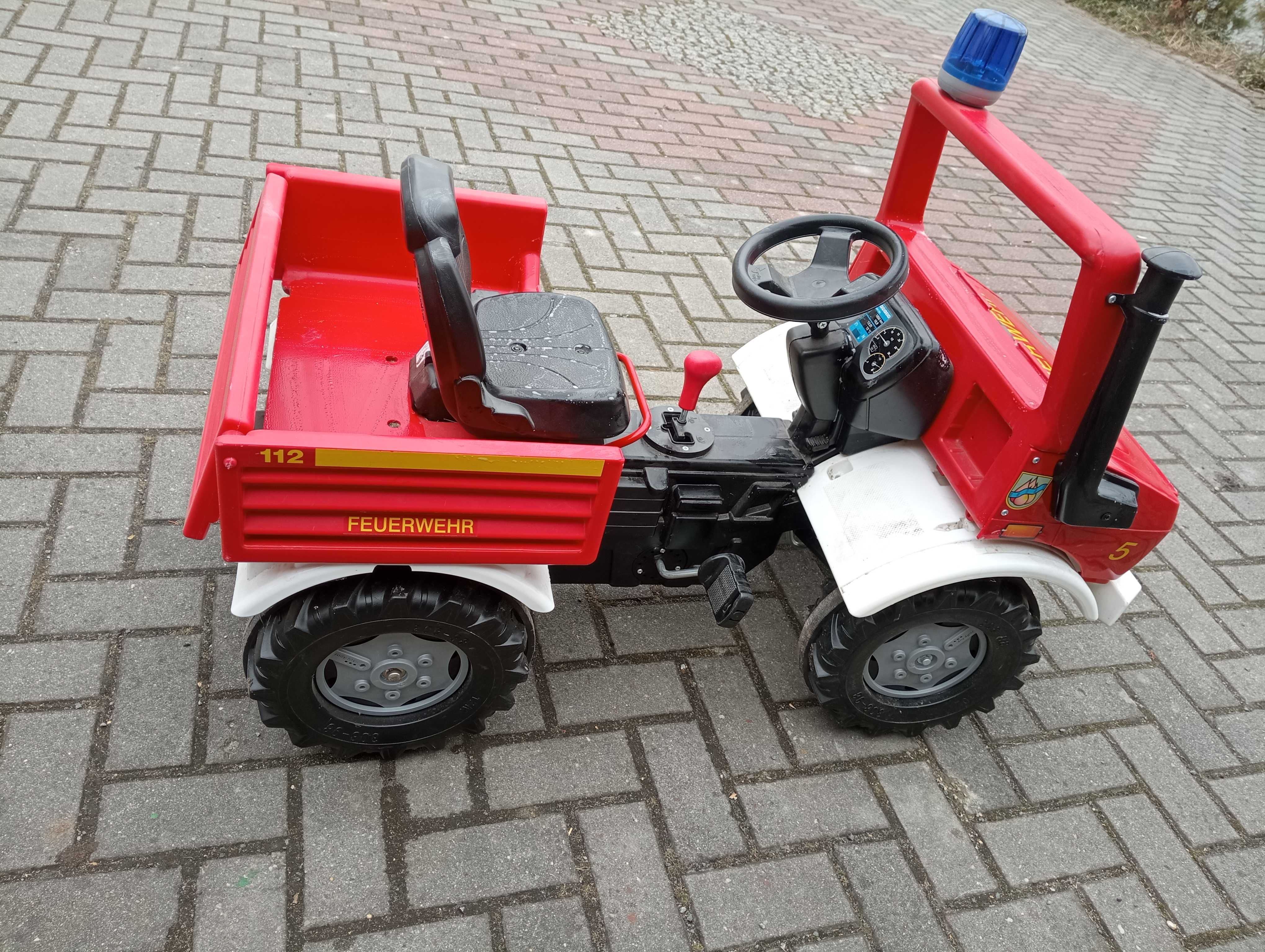 Auto straż pożarna na pedaly