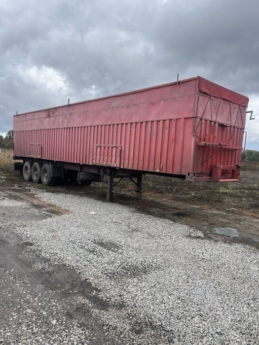 Прицеп контейнеревоз Burg Saf 1987р подвійна полуресора