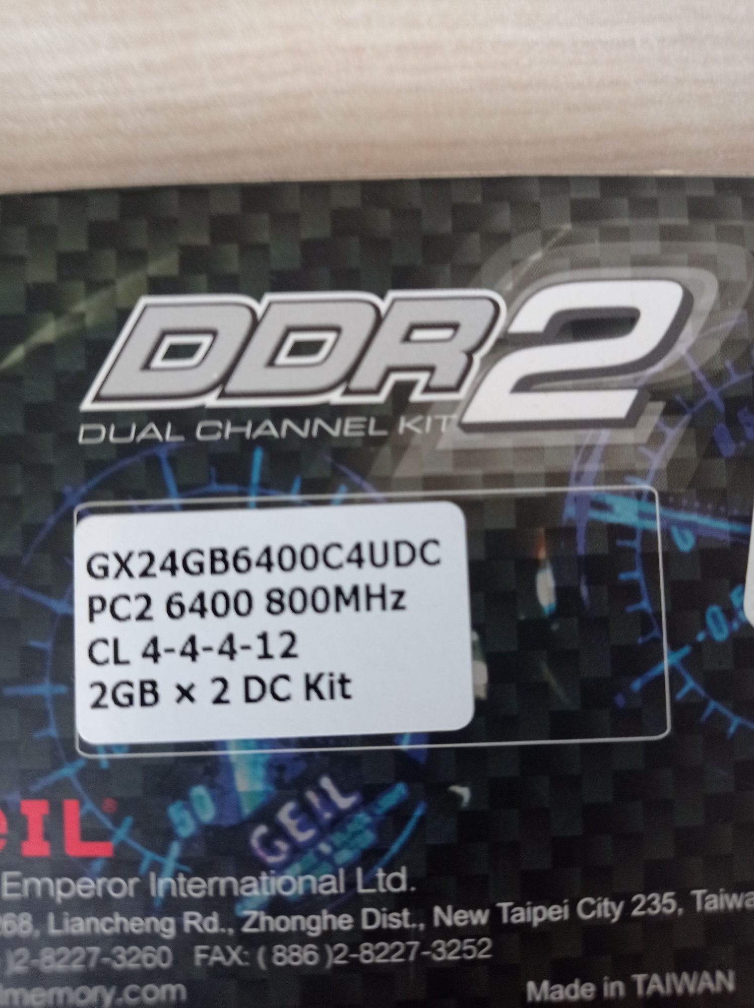 DDR2 Dual Channel Kit Geil