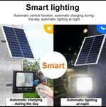 Lampa solarna LED 100w + Pilot – MOCNE OŚWIETLENIE BEZ PRĄDU