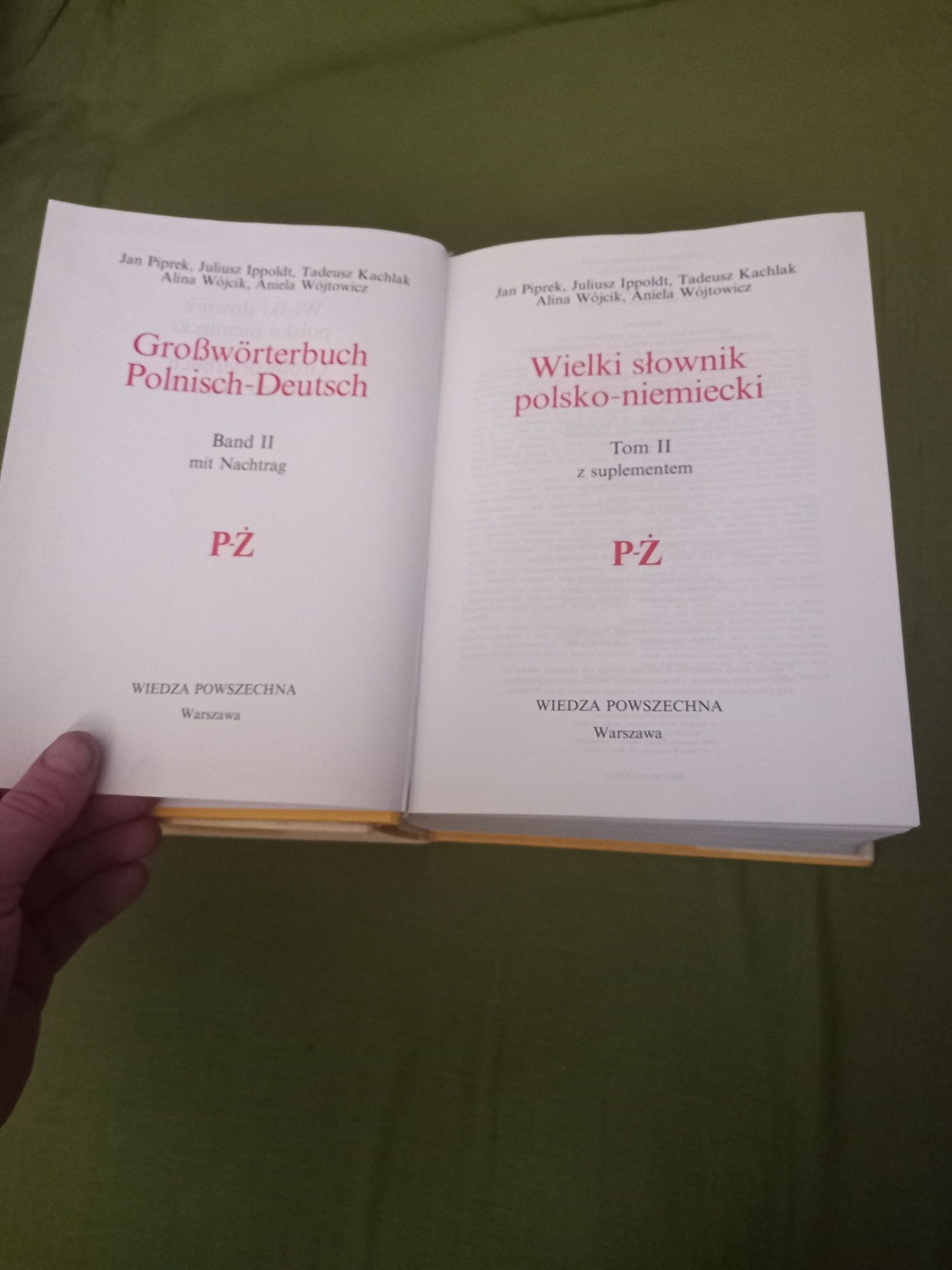 Wielki słownik  polsko- niemiecki