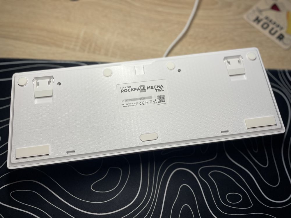 Знижка Клавіатура Hator rockfall 2 mecha TKL orange switches