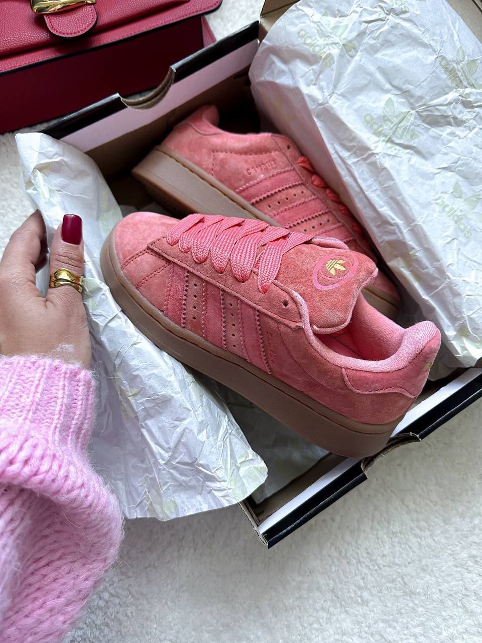 красовки Adidas campus peach