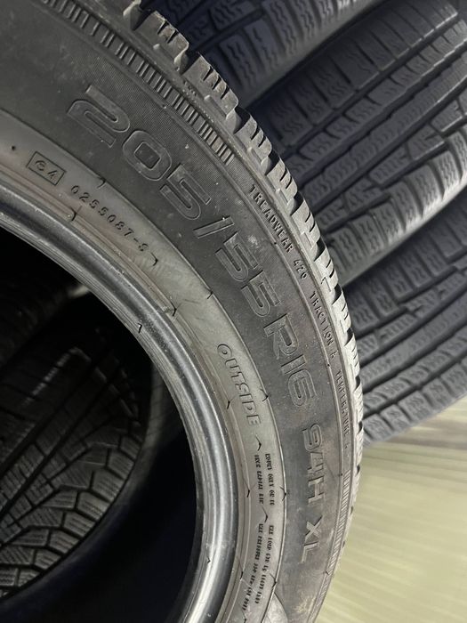 Автошини зимові NOKIAN 205/55/16 (4шт) Резина,Колеса,Гума,Скати,Шини