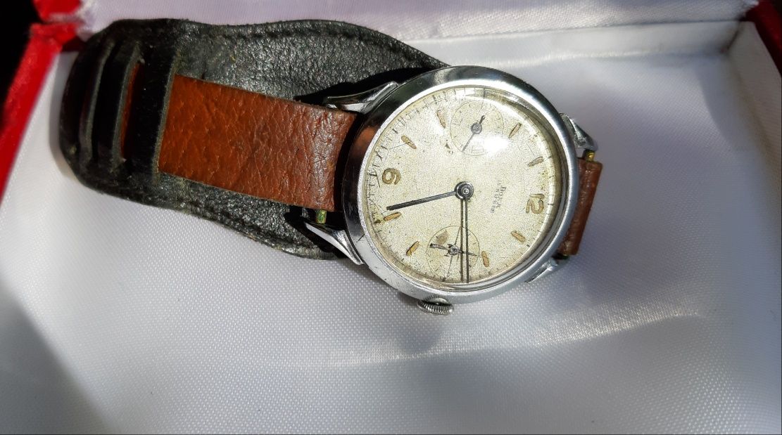 Doxa pasówka piękny zegarek masywny zabytkowy vintage unikat antyk