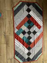 Bieżnik patchwork handmade boho