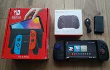 Jak NOWE Nintendo Switch OLED + kontrolery / pad LinYuvo LED, OKAZJA !