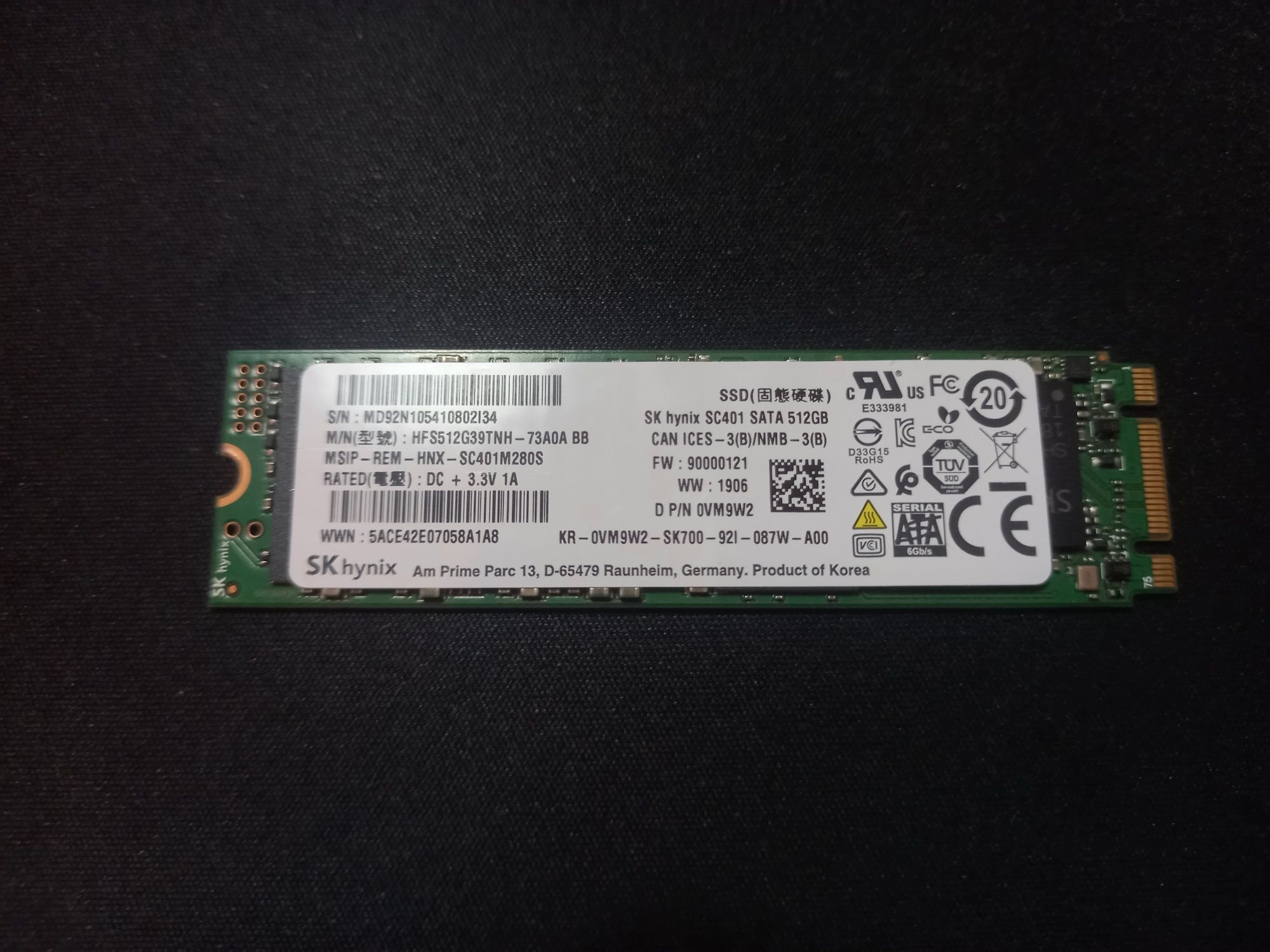 SSD M.2 512GB SK hynix