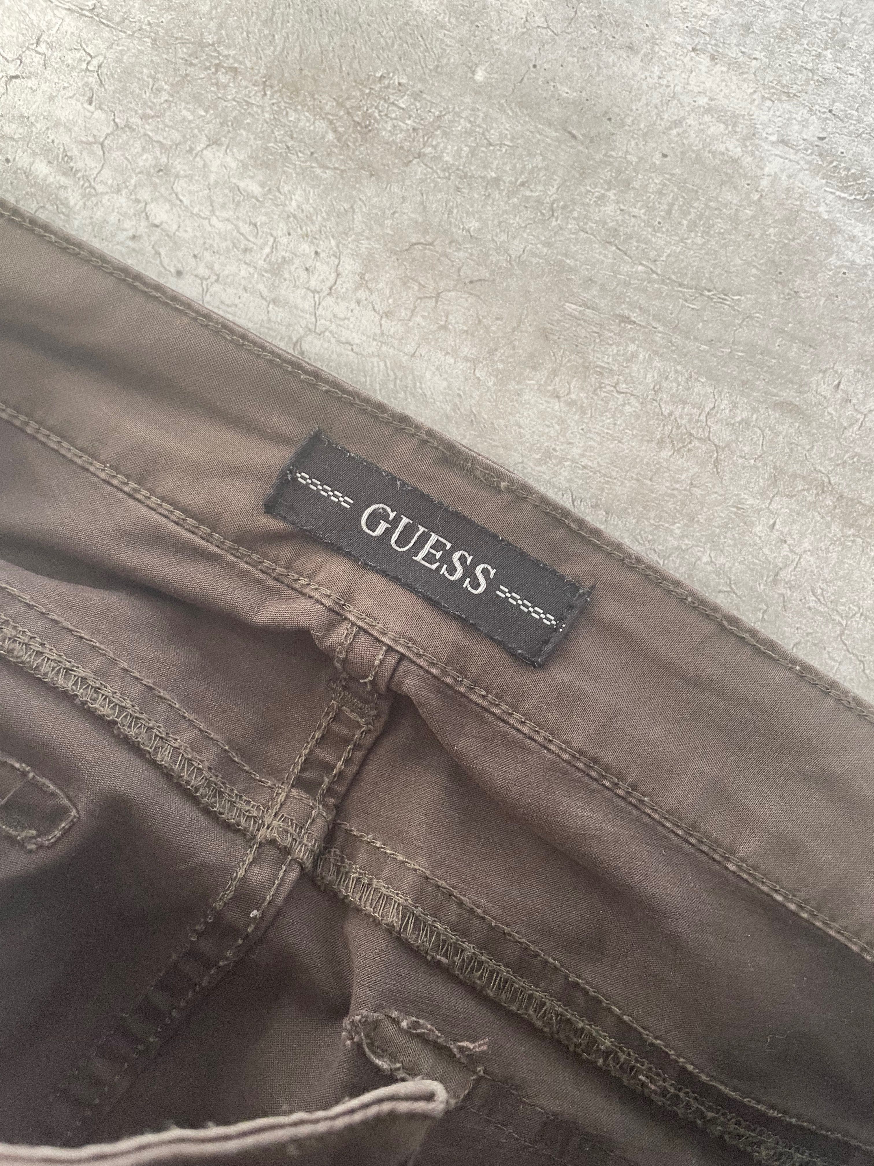 Guess spodnie bojówki khaki