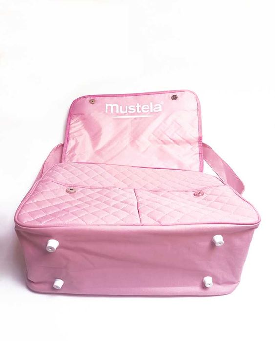 Mala Maternidade Bebé Ombro tiracolo Rosa Mustela