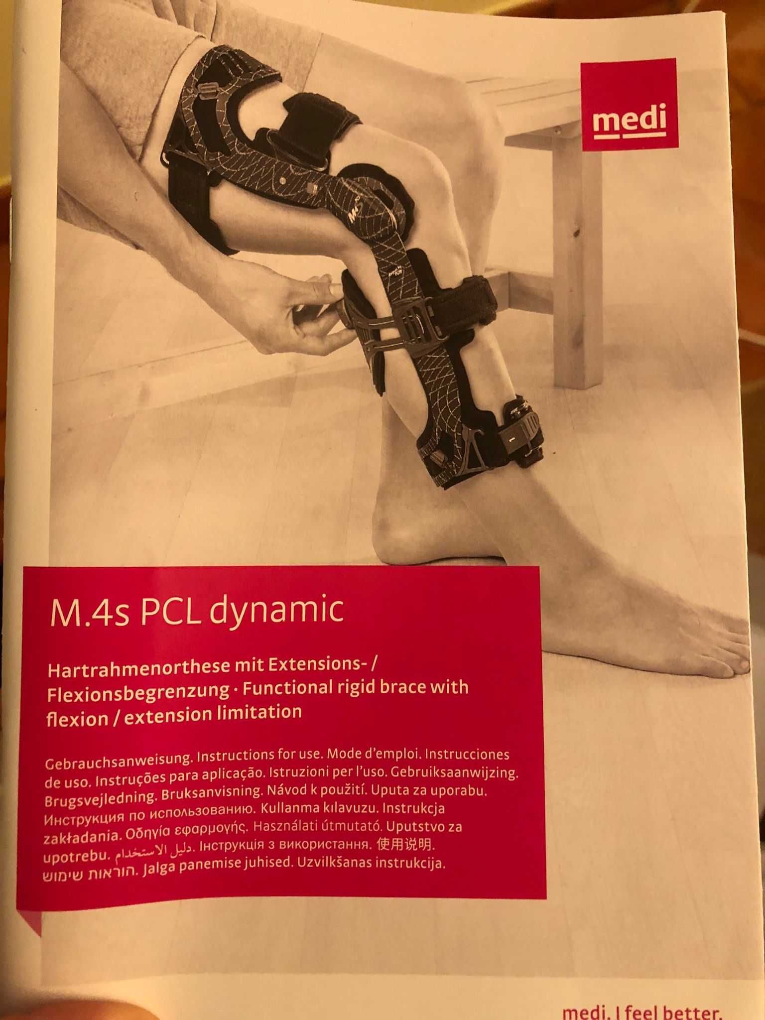 M.4® s PCL Dynamic - Joelheira rígida para ligamento cruzado posterior