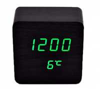 Стильные электронные часы LED Wooden Clock VST 872