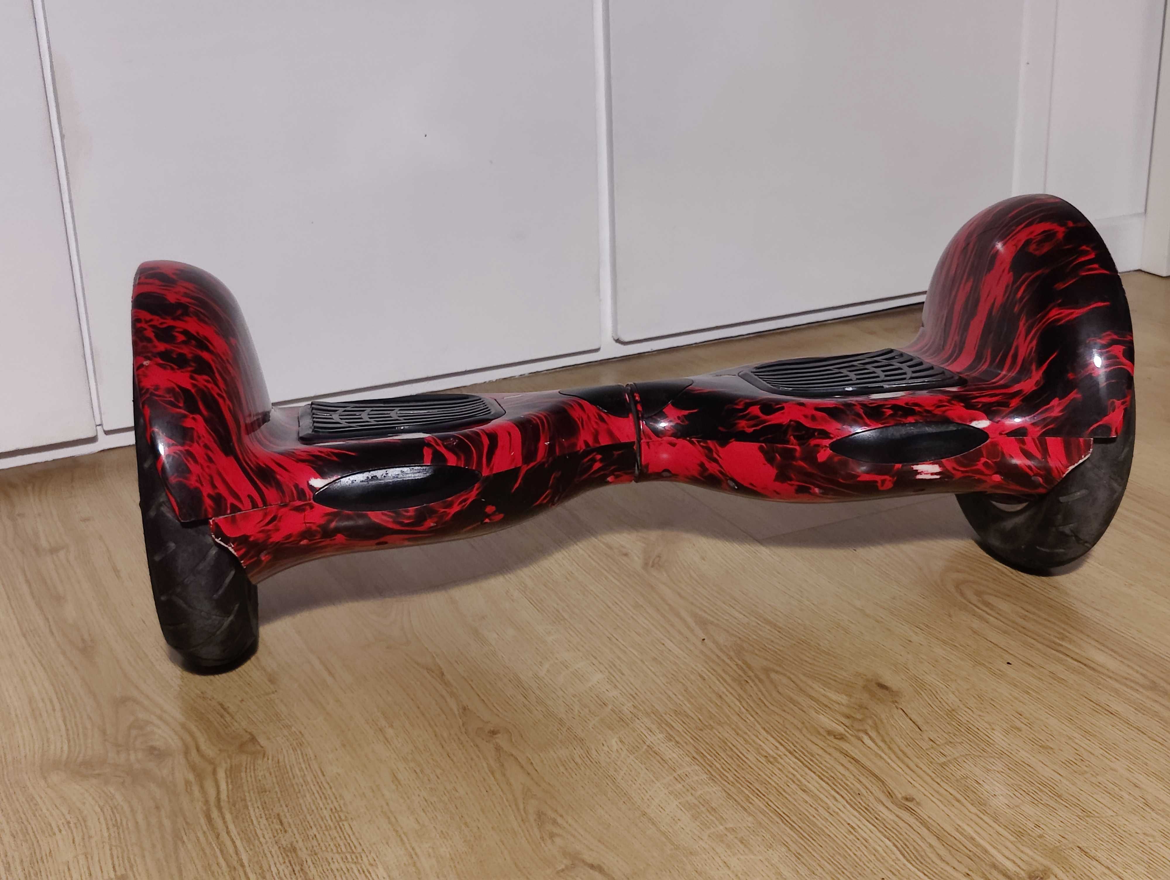 Hoverboard 10" com Luzes LED – Edição Flame Red