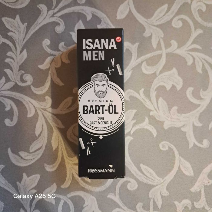 ISANA Men Premium olejek do brody i twarzy 2w1 nowy 30 ml
