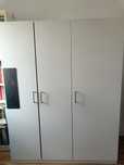 Szafa biała Ikea 180 x 140 x 50 trzydrzwiowa