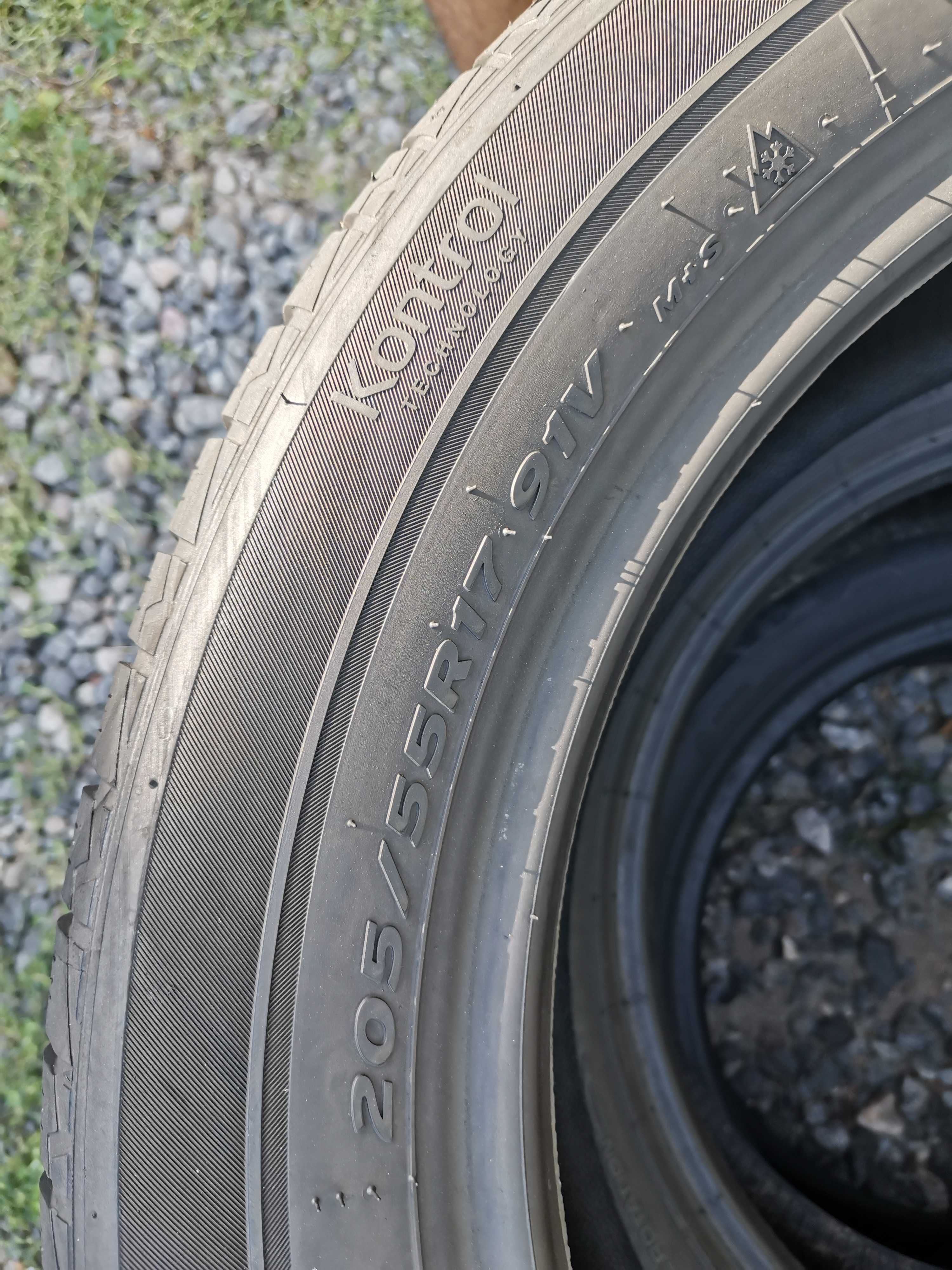 zima/wielosezon Hankook 205/55/17 z 2019r 7.3mm 2szt