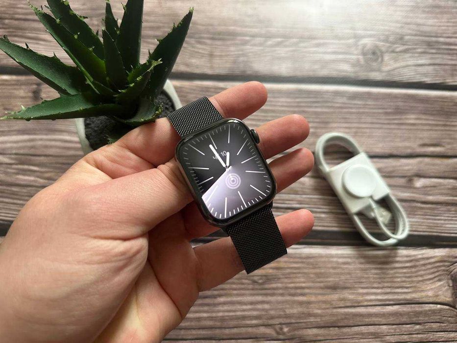 Apple Watch 7 45mm Stainless Steel АКБ 100% Ідеальний стан