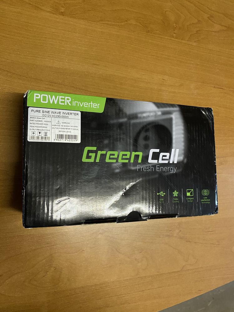 Перетворювач напруги (інвертор) 300/600 Вт Green Cell