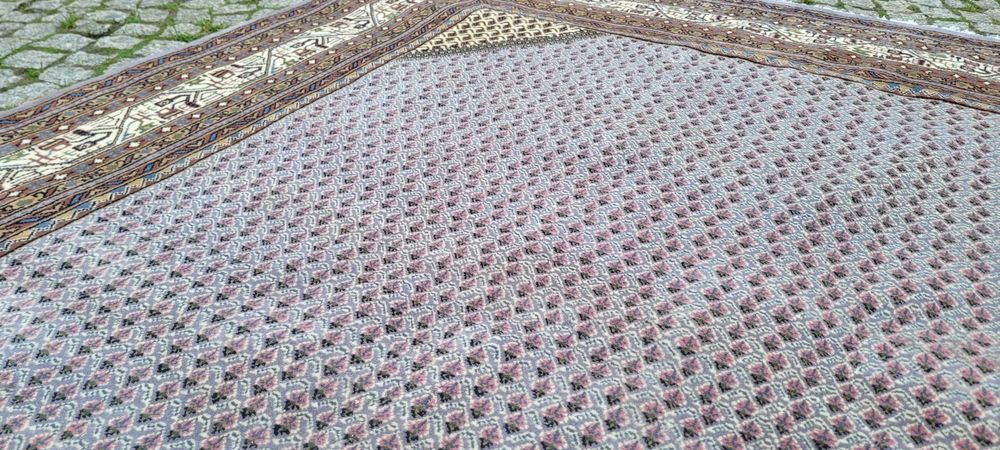 -70% lśniący indo saroug mir perski dywan ręcznie tkany 205/255cm