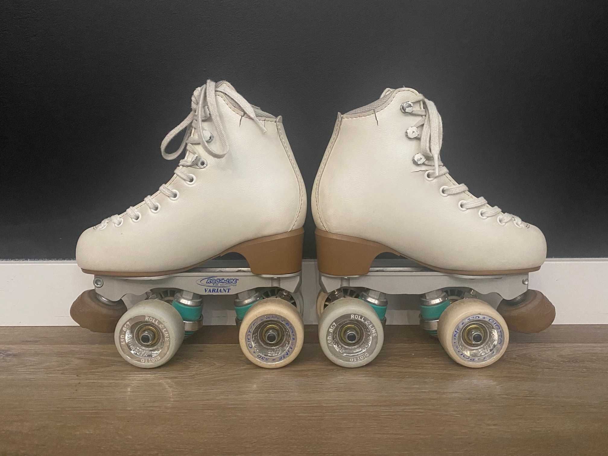 Patins Edea 215, N 32, com chassi roll line variant