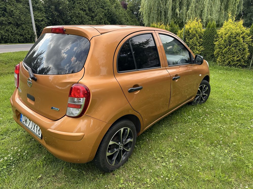 Nissan Micra k13 5drzwi 2011 salon pl bezwypad.80tys km przebieg klima