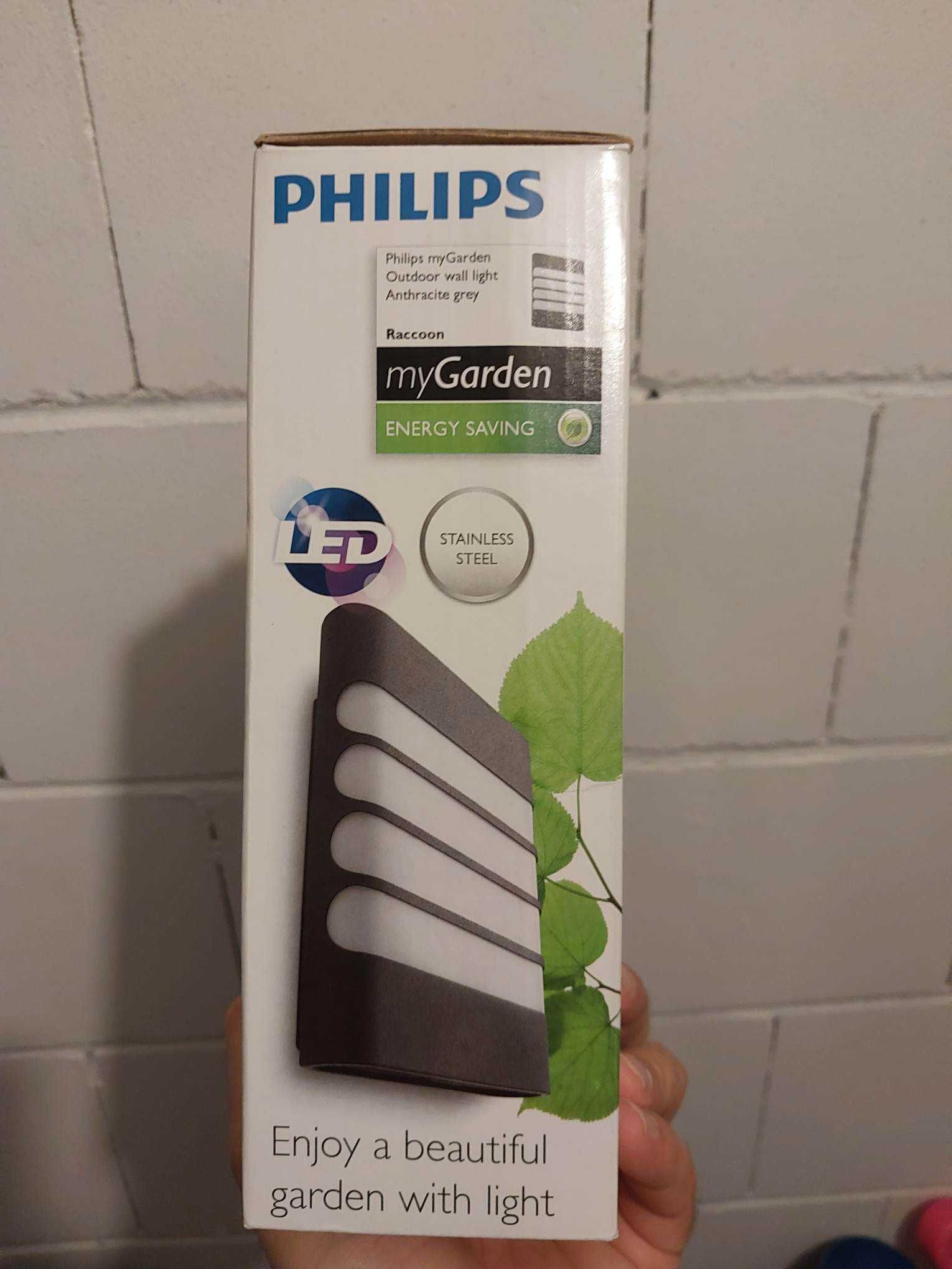 Kinkiet myGarden Raccoon LED antracytowy Philips