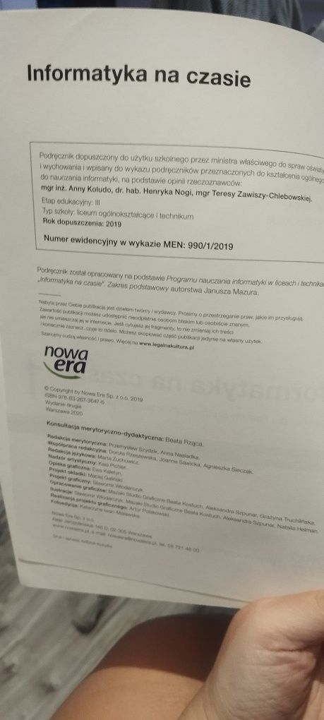 Podręcznik informatyka na czasie 1