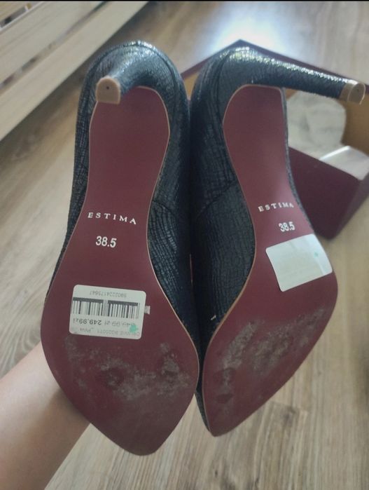 Ryłko Estima 38.5 Nowe Czarne Klasyka Czułenka