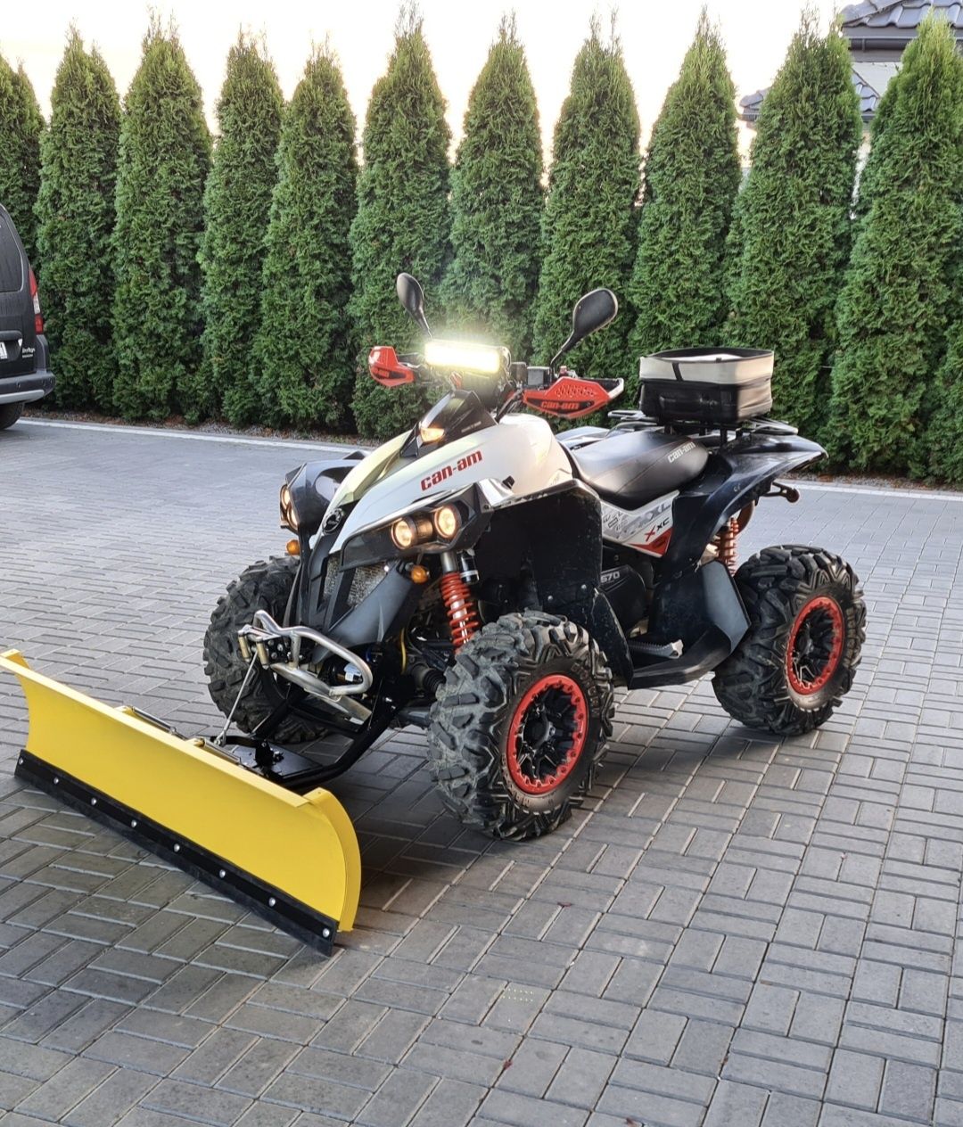 Can Am renegade 100% oryginał + pług, zarejestrowany