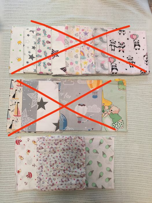 Пелюшки нові фланель, бязь, ситець ВЕЛИКИЙ РОЗМІР / пеленки новые