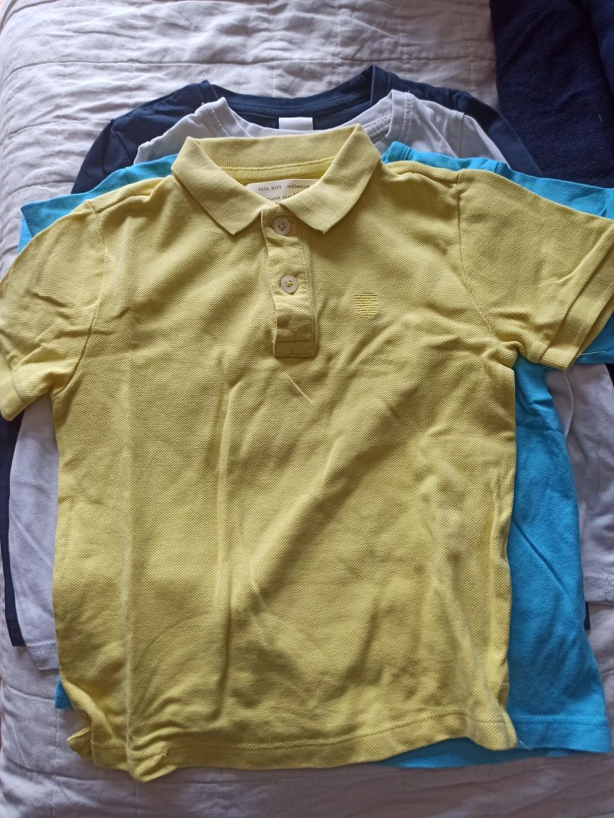 T-shirts oshkosh, Zara, Zippy, Primark e camisa H&M