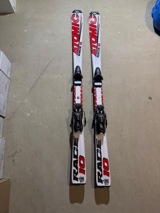 Narty atomic damskie 140 biale race 10