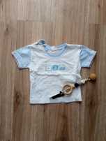 T-shirt marynarski mały rozmiar 74