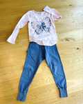 PIU DI ME I NEXT spodnie, bluza, koszule i bluzka stan idealny